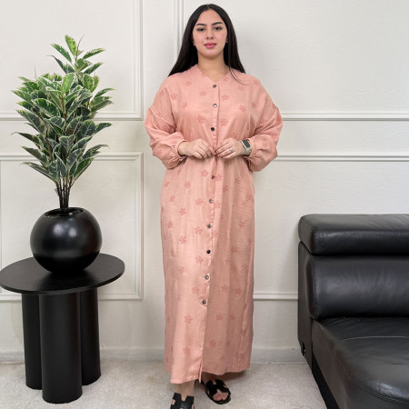 Chemise robe en lin