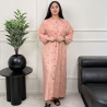 Chemise robe en lin
