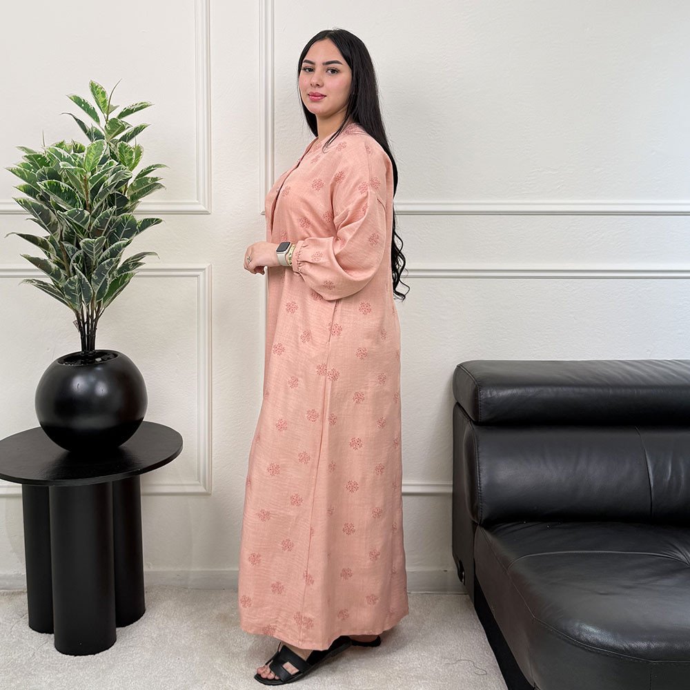 Chemise robe en lin