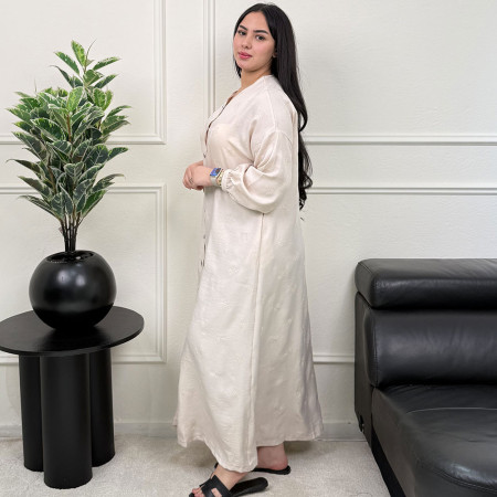 Chemise robe en lin