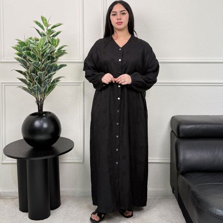 Chemise robe en lin