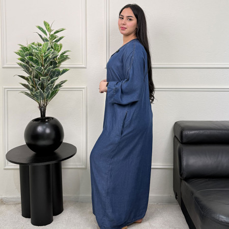 Chemise robe en tencel