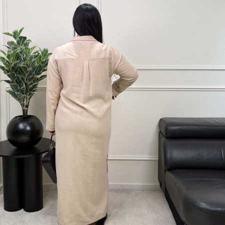 Robe en lin avec boutons