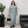 Robe en lin avec boutons
