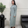Robe en lin avec boutons