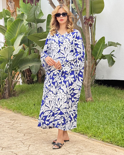 Chemise robe imprimée