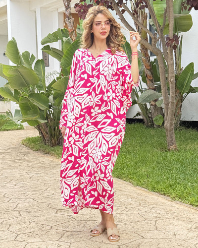 Chemise robe imprimée