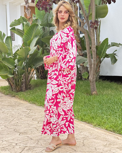 Chemise robe imprimée