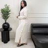 Robe en lin avec boutons