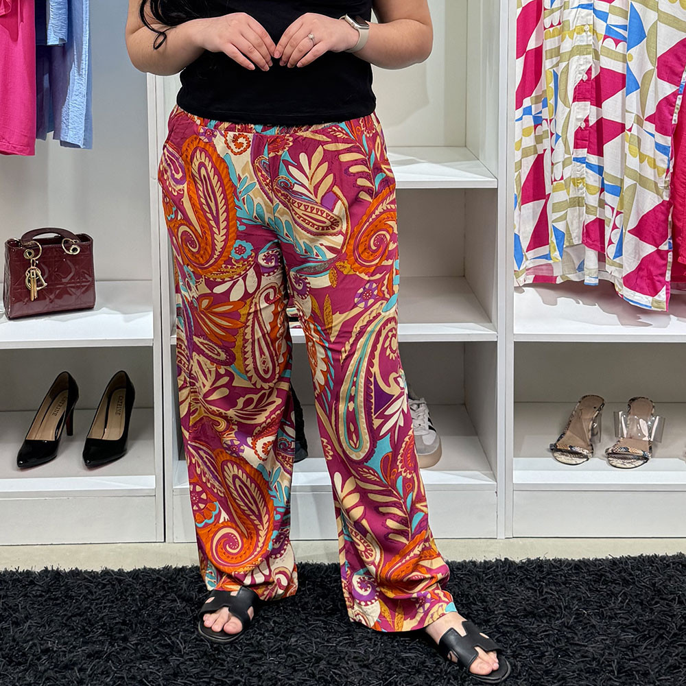 Pantalon en crepe