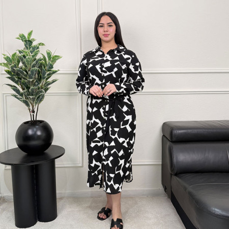 Chemise robe en fibre