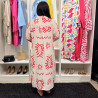 Chemise robe en lin