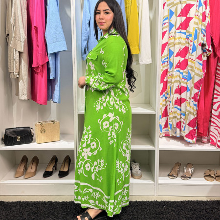 Chemise robe en fibranne