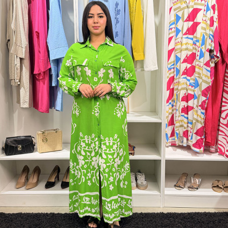 Chemise robe en fibranne