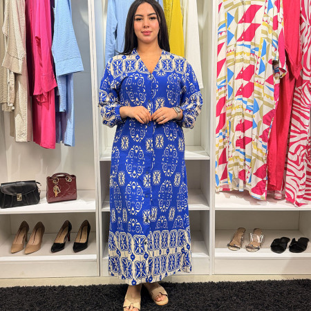 Chemise robe en crepe