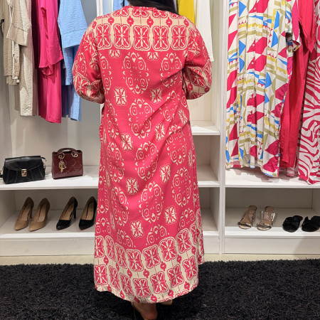 Chemise robe en crepe
