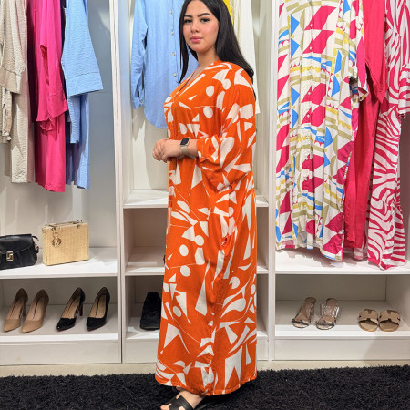 Chemise robe en crepe