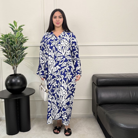 Chemise robe imprimée