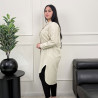 Chemise longue en lin