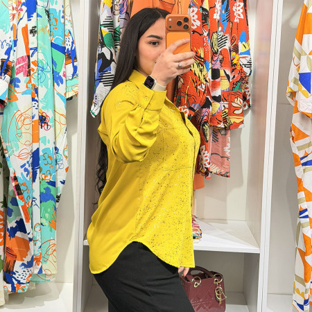Chemise en crepe de soie