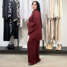 Ensemble deux pieces en crepe