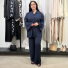 Ensemble deux pieces en crepe