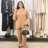 Ensemble deux pieces en crepe