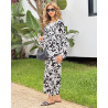 Chemise robe imprimée