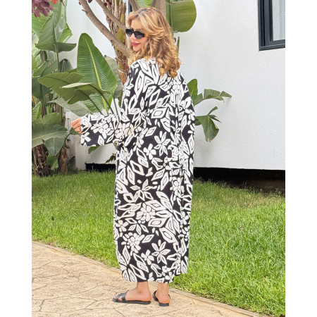 Chemise robe imprimée