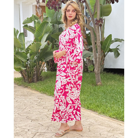 Chemise robe imprimée