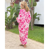 Chemise robe imprimée