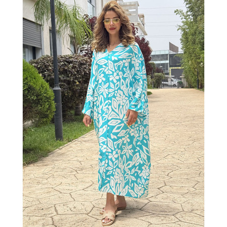 Chemise robe imprimée
