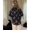 Chemise brodé en lin