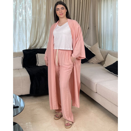 Ensemble deux pieces en lin