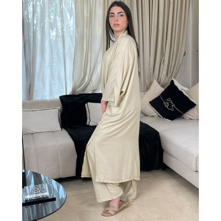 Ensemble deux pieces en lin