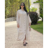 Chemise robe en lin