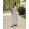 Chemise robe en lin