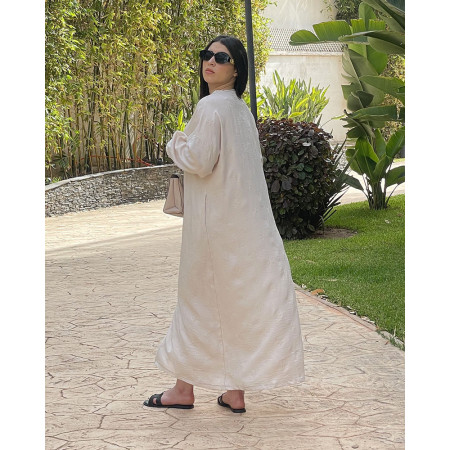 Chemise robe en lin