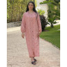 Chemise robe en lin