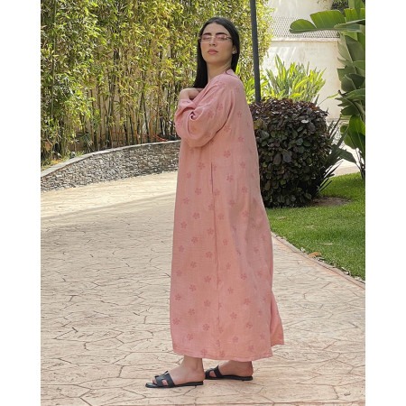 Chemise robe en lin