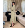Chemise robe en Fibranne