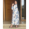 Chemise robe en lin