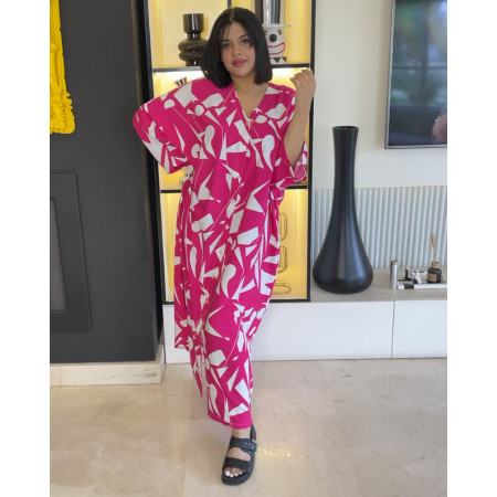 Chemise robe en crepe