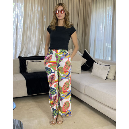 Pantalon en crepe