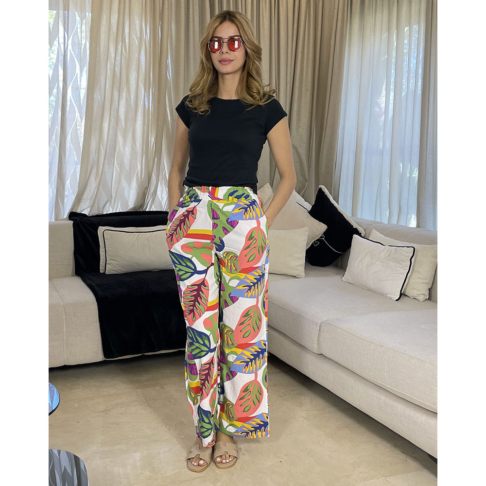 Pantalon en crepe