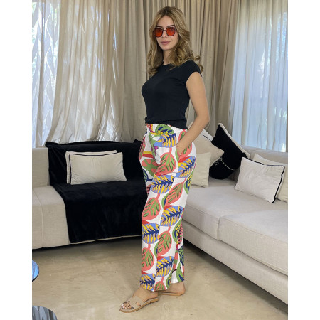 Pantalon en crepe