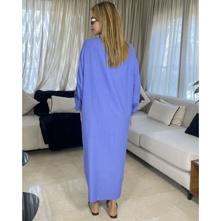 Chemise robe en lin