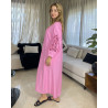 Chemise robe en lin