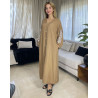 Chemise robe en lin