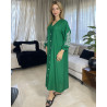 Chemise robe en lin